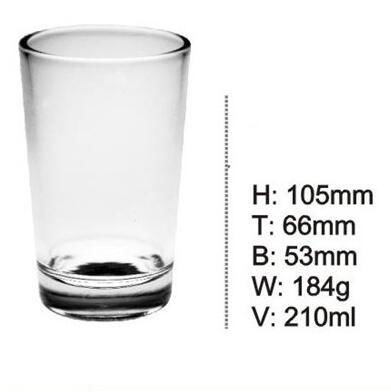 Ttransparent KTV Bar Counter Glass Milk Drink Tea Cup SDY-F0022