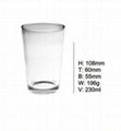 Factory Price Design Spray Color Glass Water Cup SDY-F0023