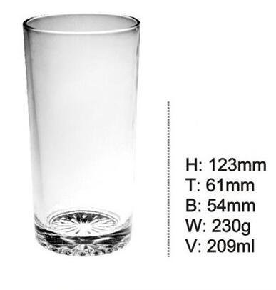 Customized Shape Colored Drinking Glass Cup in Irregular ShapeSDY-F0026