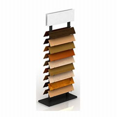 WD603 Metal Double Side Display Rack For wood Flooring