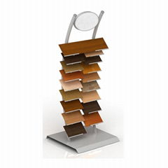 WD605 Wood Sample Parquet Display Rack for Promotion