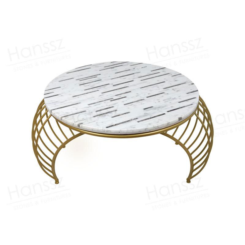 CT164 Oxymoron black marble coffee tables