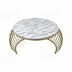 CT164 Oxymoron black marble coffee tables