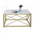 white rectangular box marble coffee tables