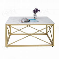 white rectangular box marble coffee tables