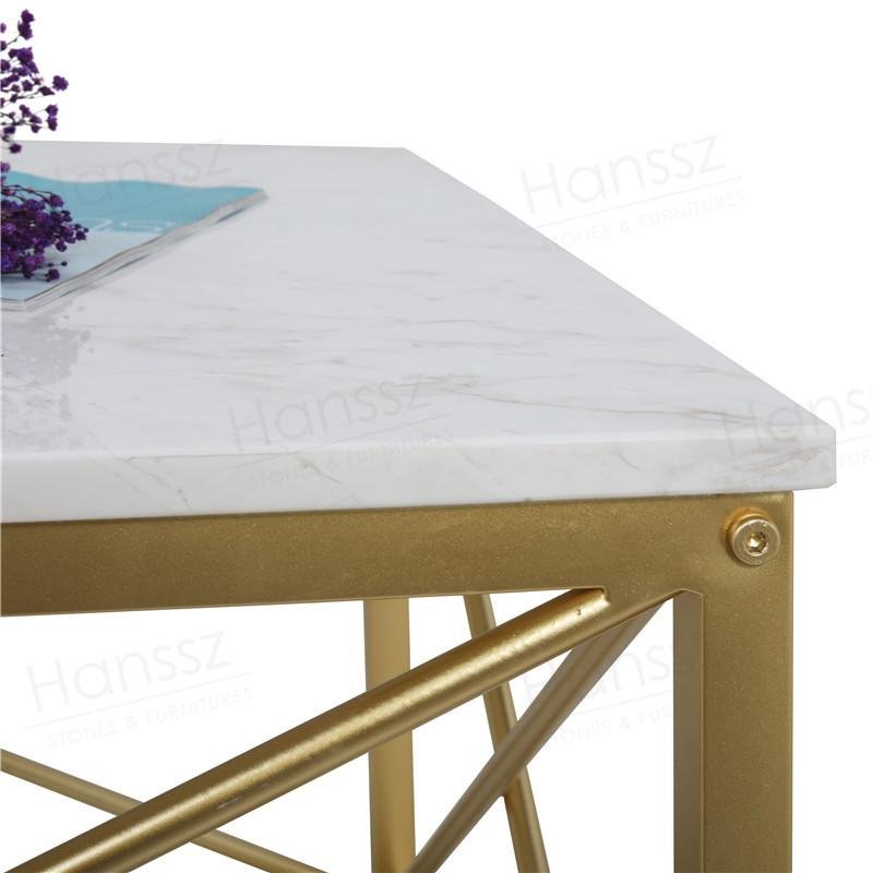 white rectangular box marble coffee tables 2