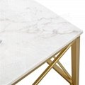 white rectangular box marble coffee tables 4