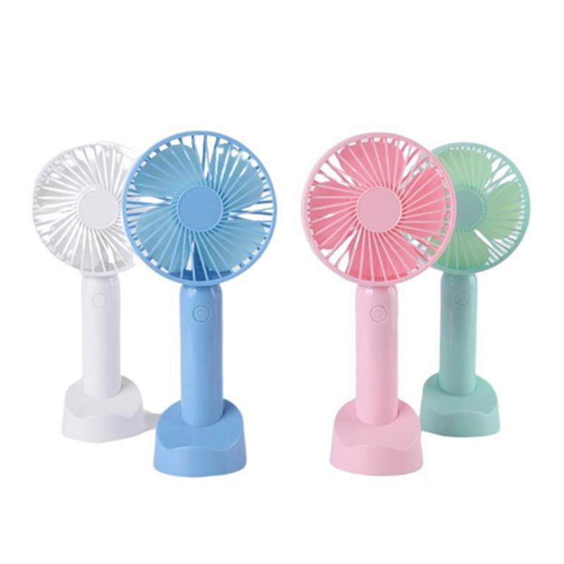 Portable Table Electric Rechargeable Folding Mini USB Fan with Power Bank