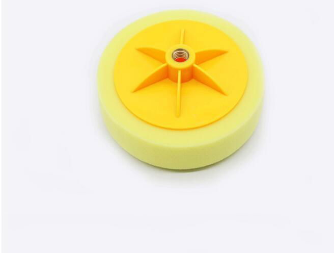 150mm 6" Sponge wheel polishing pad Yellow Color 1