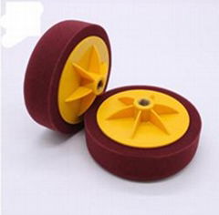 150mm 6" Foam polishing pad Maroon Color