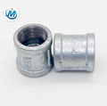 Pipe fitting parallel BS thread with bib