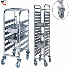 Stainless Steel Single Unit Rack Trolley(Knock-down)