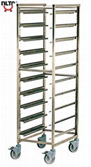 Stainless Steel Rack Trolley For Pastry and GN Trays