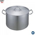 Short Body Stainless Steel Pot With Compound Bottom|(03 Style) 1