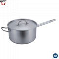 (03 Model) Tall Body Stainless Steel Sauce pot with Compound Bottom