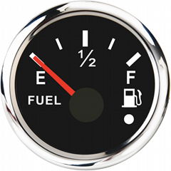 Universal 52mm Fuel Level Gauge Marine Meter