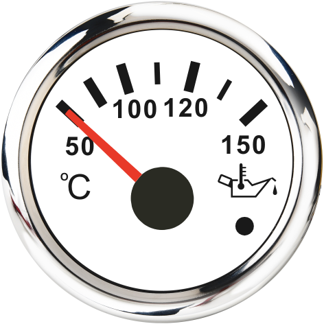  Motorcycle Marine Oil Temp Gauge Fuel Temperature Meters 