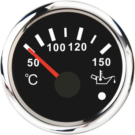  Motorcycle Marine Oil Temp Gauge Fuel Temperature Meters  2