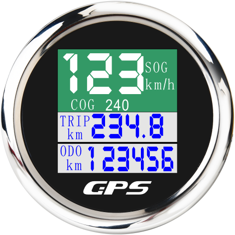 Digital 52mm GPS Speedometer With Backlight for Yacht Vessel Motorcycle