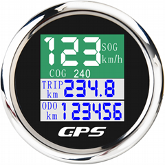 Digital 52mm GPS Speedometer With Backlight for Yacht Vessel Motorcycle