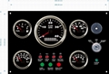 Marine Engine Dashboard with Control