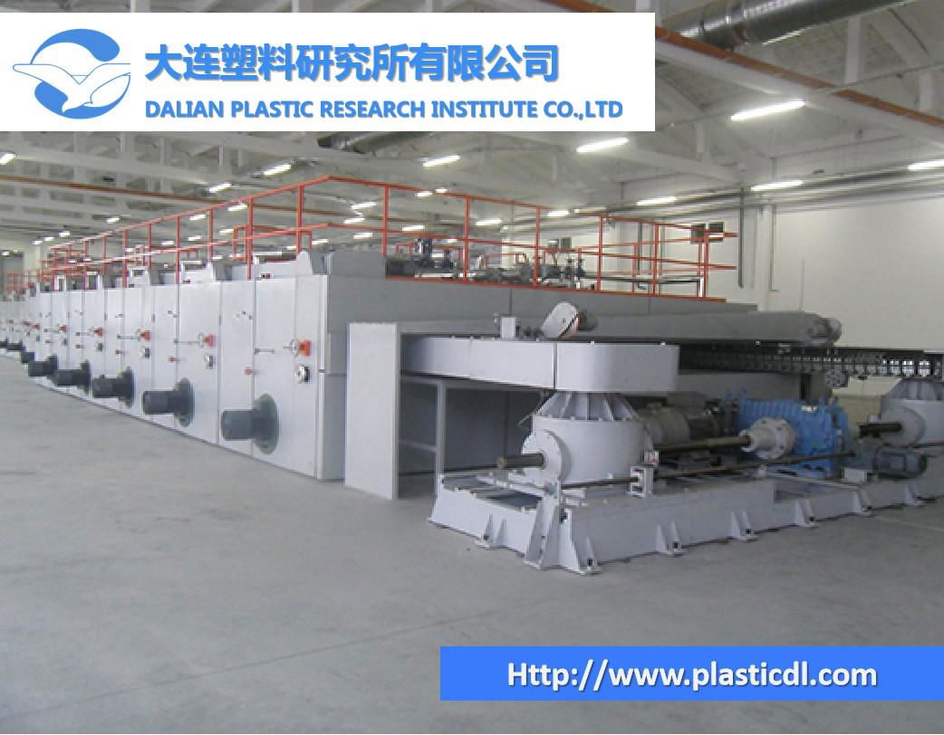 PP biaxial geogrid production line 3
