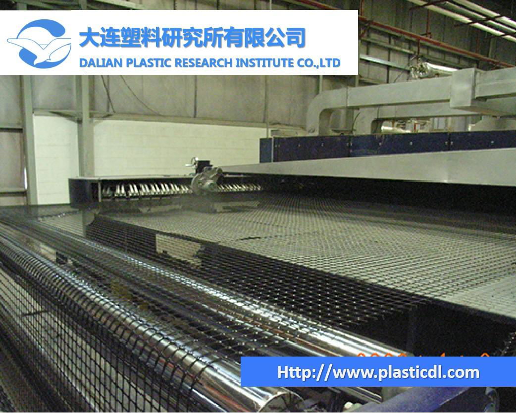 PP biaxial geogrid production line 4