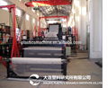 Plastic square mesh machine