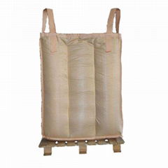 FIBC Baffle bag 4panel Formstable Bulk bag 1ton bag PP Virgin 100%