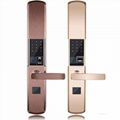 RX0802 Fingerprint password electronic smart lock magnetic card  door lock 