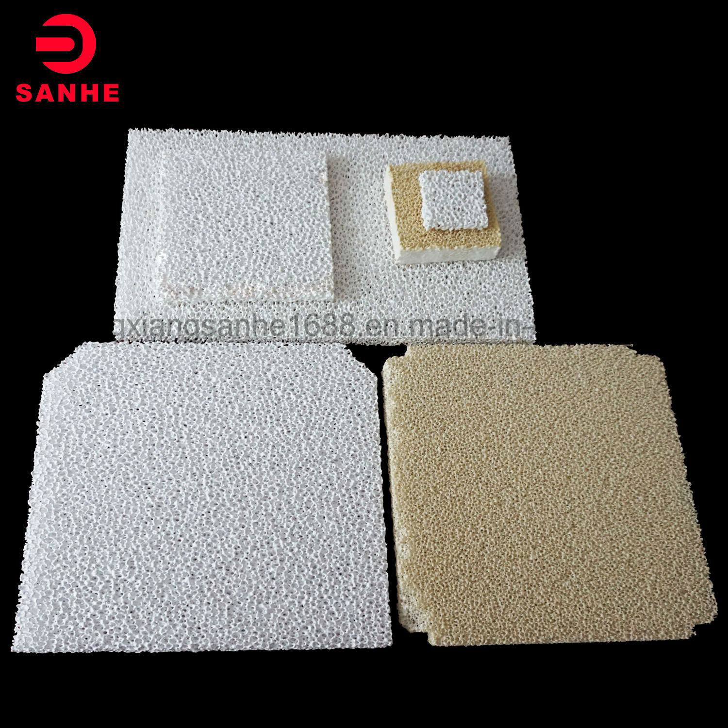 Zirconia Foam Ceramic for Steel Casting  4