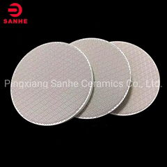 Cordierite Round Honeycomb Burner Ceramic Plates