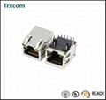 RJ45集成網絡變壓器TRJ4103GHNL10/100Base-TX 5