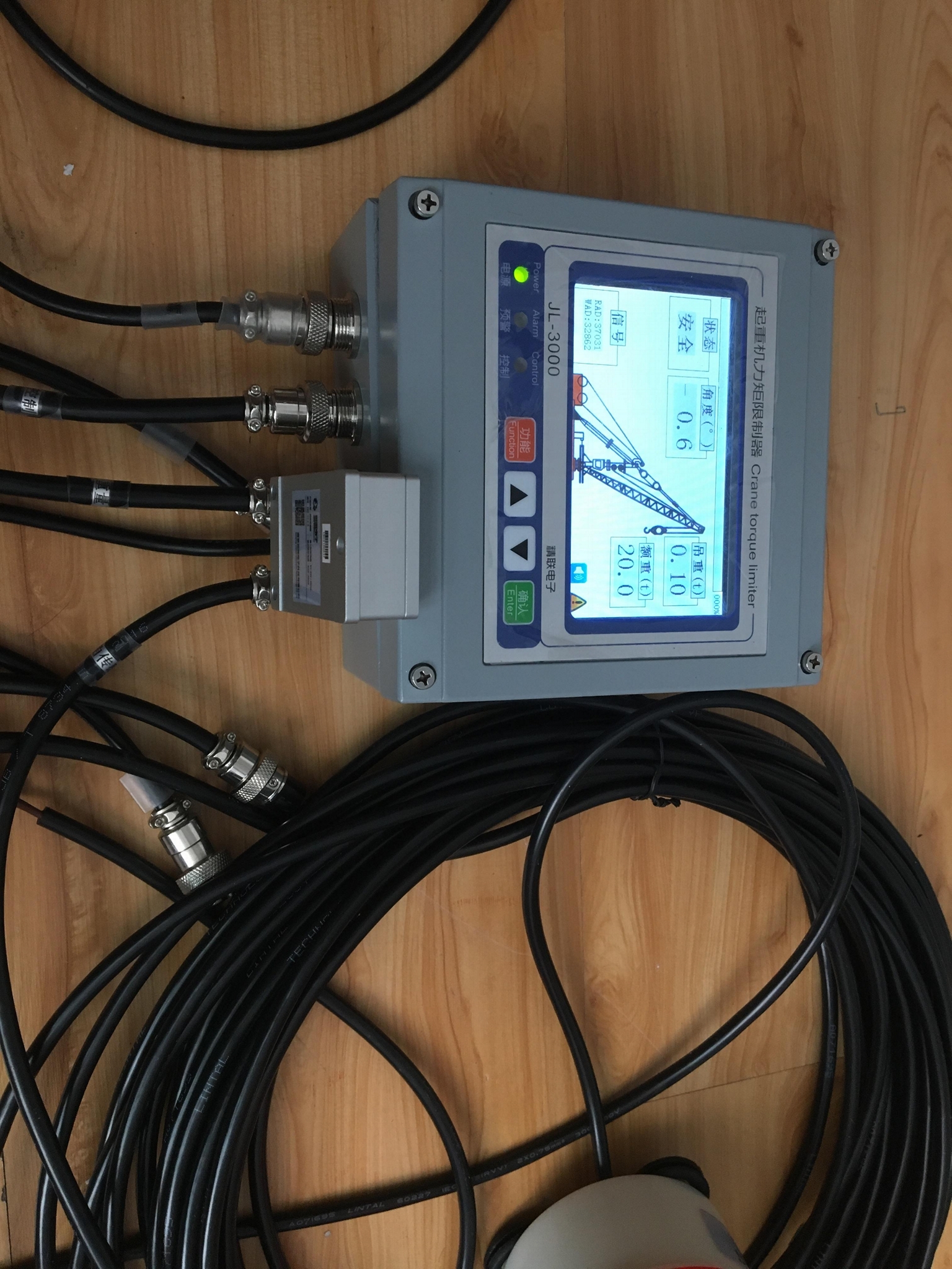 load limiter safe load indicator LMI for mast crane 1