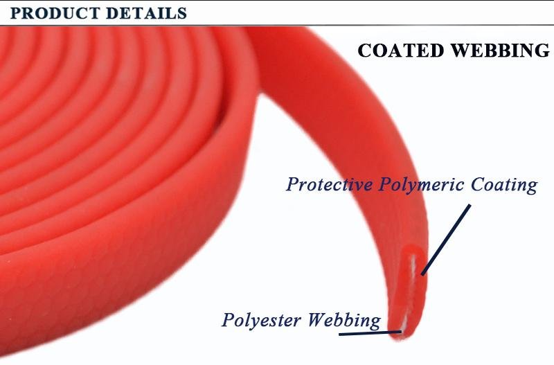 20mm Heavy Duty Heat Transfer Printed Elastic PVC Coated Polyester Webbing 3
