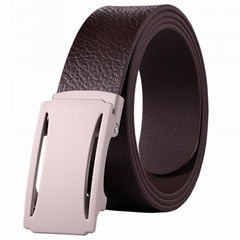 Custom Logo Synthetic Automatic Belts Leather Men