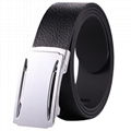 Custom Logo Synthetic Automatic Belts Leather Men 2