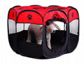 Removable folding octagonal fence Oxford waterproof dog holding tent 7