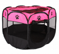 Removable folding octagonal fence Oxford waterproof dog holding tent