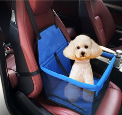 Little oxford collapsible dog blanket car cover pet dog car basket