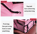 Little oxford collapsible dog blanket car cover pet dog car basket