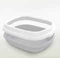 Plastic Hooded Cat Litter Pan Basin Tray 