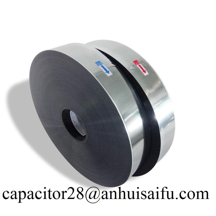 Aluminum-Zinc metalized polypropylene film with heavy edge for capacitors 3
