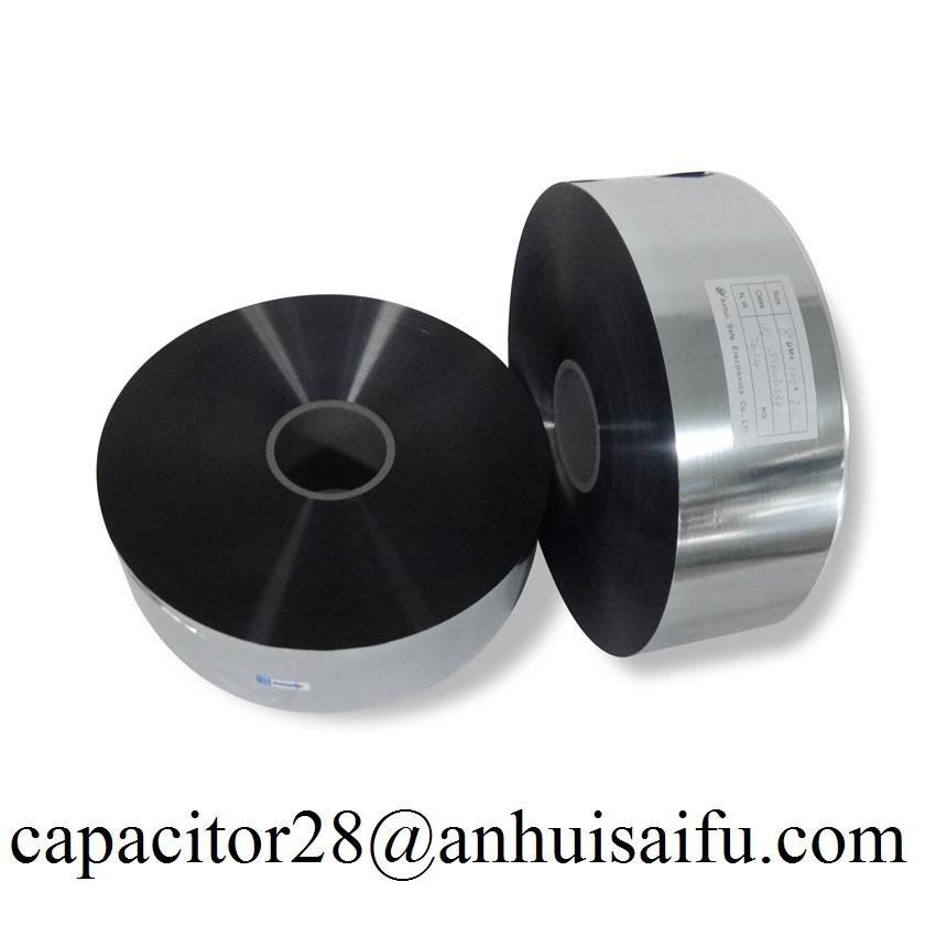 Aluminum-Zinc metalized polypropylene film with heavy edge for capacitors 5