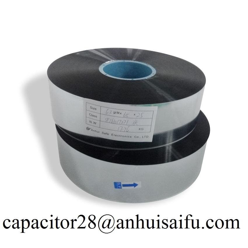 Aluminum-Zinc metalized polyester film with heavy edge for capacitor 2