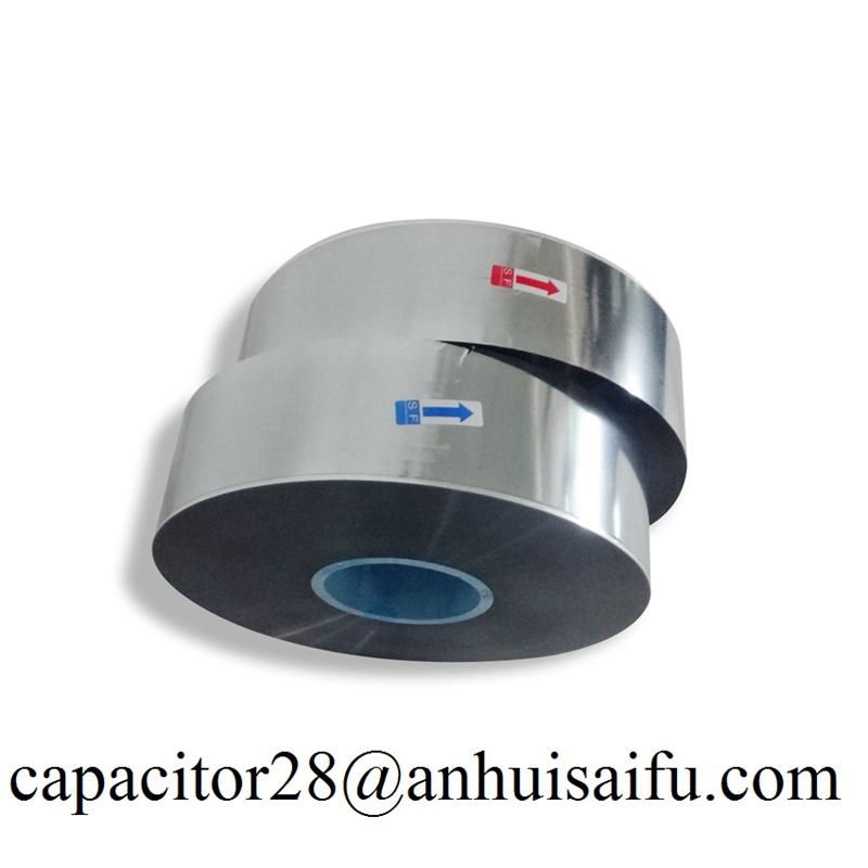 China made super quality metallized MPP film 8um for capacitor use