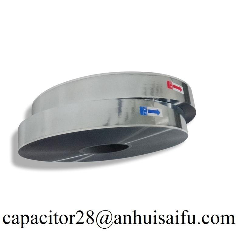 Fantastic workable metallized MPET film 5um for capacitor use