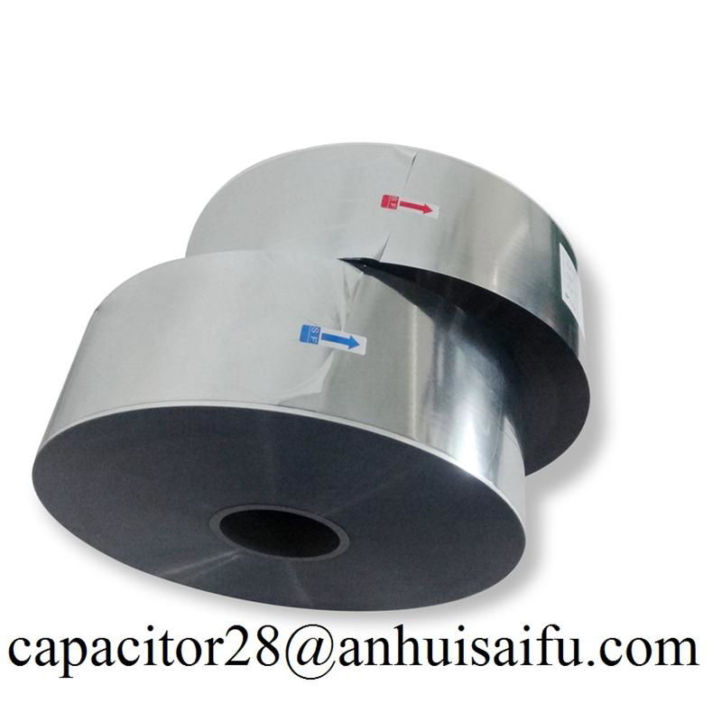 Fantastic workable metallized MPET film 5um for capacitor use 5