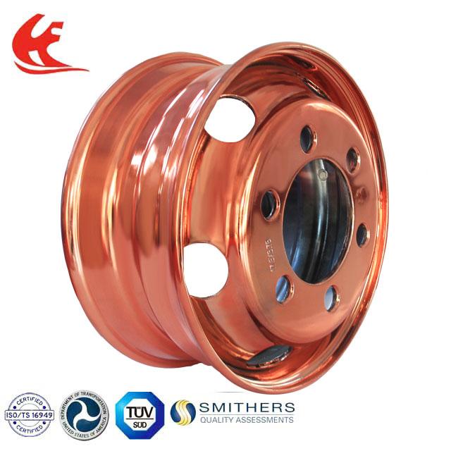 22.5*7.5 Tubeless Steel Material Made Truck Wheel Rim 2