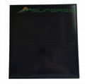 Sungree new arrival full black shingling overlap solar panel for solar roof tile